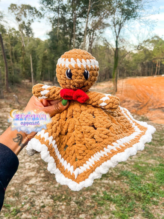 Gingerbread Blanket Lovey