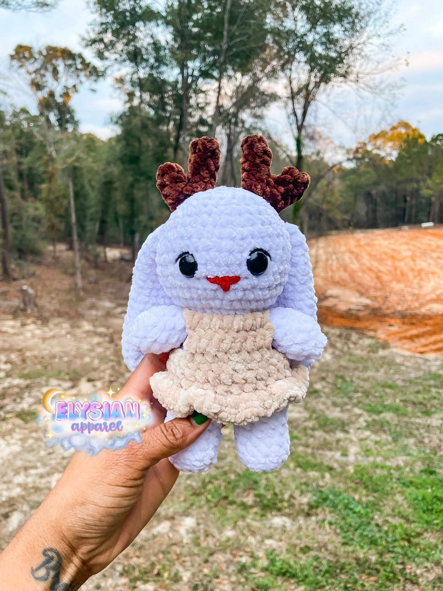 Reindeer Bunny Plushie