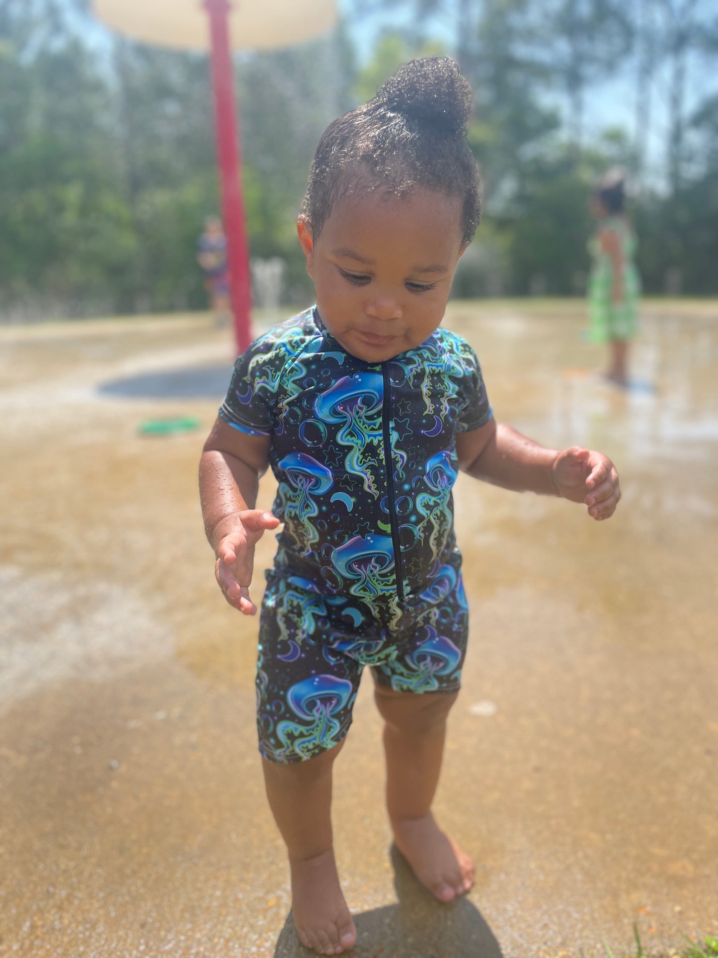 Sunshine Zip Rashguard Swimsuit