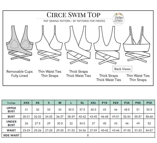 Adult Circe Swim Top