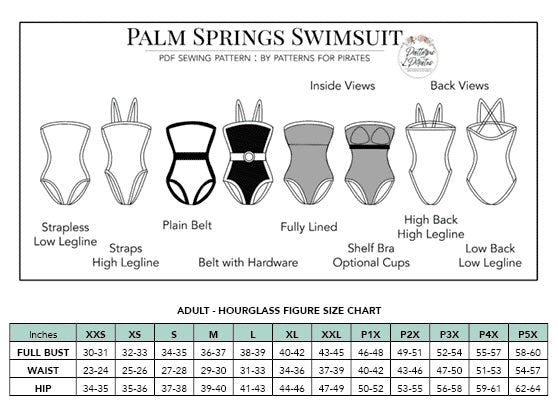 Adult Palm Springs Swimsuit