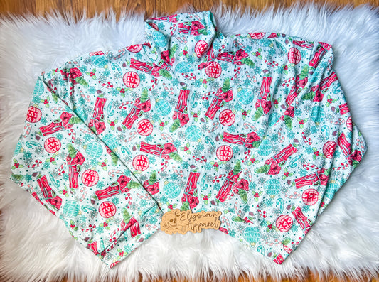 Adult Mock Neck Sweater