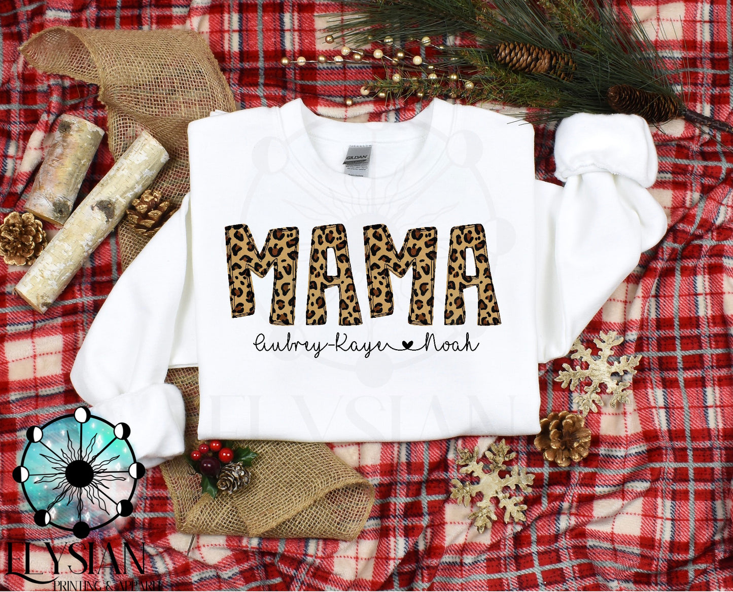 Cheetah Name Sweatshirt