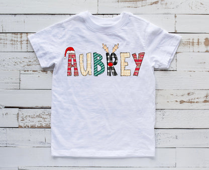 Christmas Name Tee