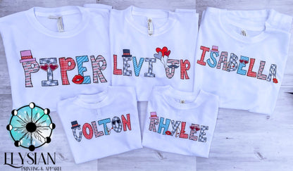 Valentine's Name Tee