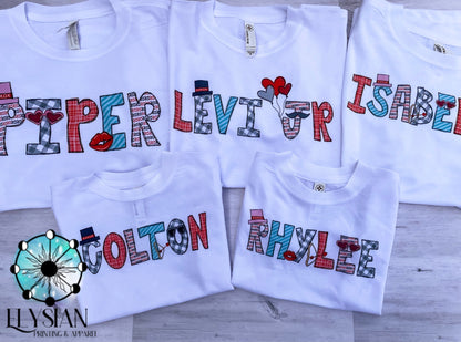 Valentine's Name Tee