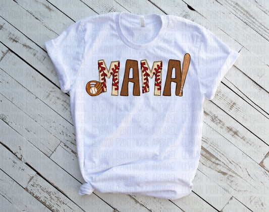 Baseball Name Tee