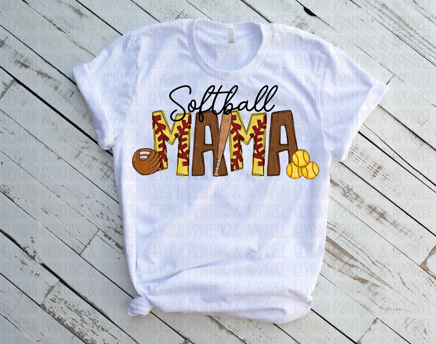 Softball Name Tee