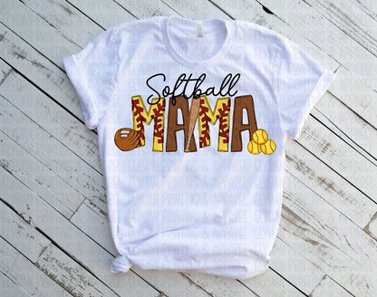Softball Name Tee