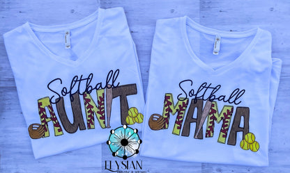 Softball Name Tee