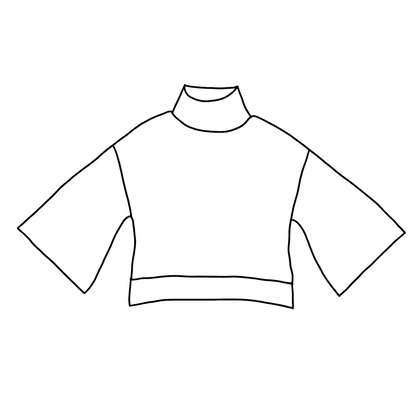 Adult Mock Neck Sweater